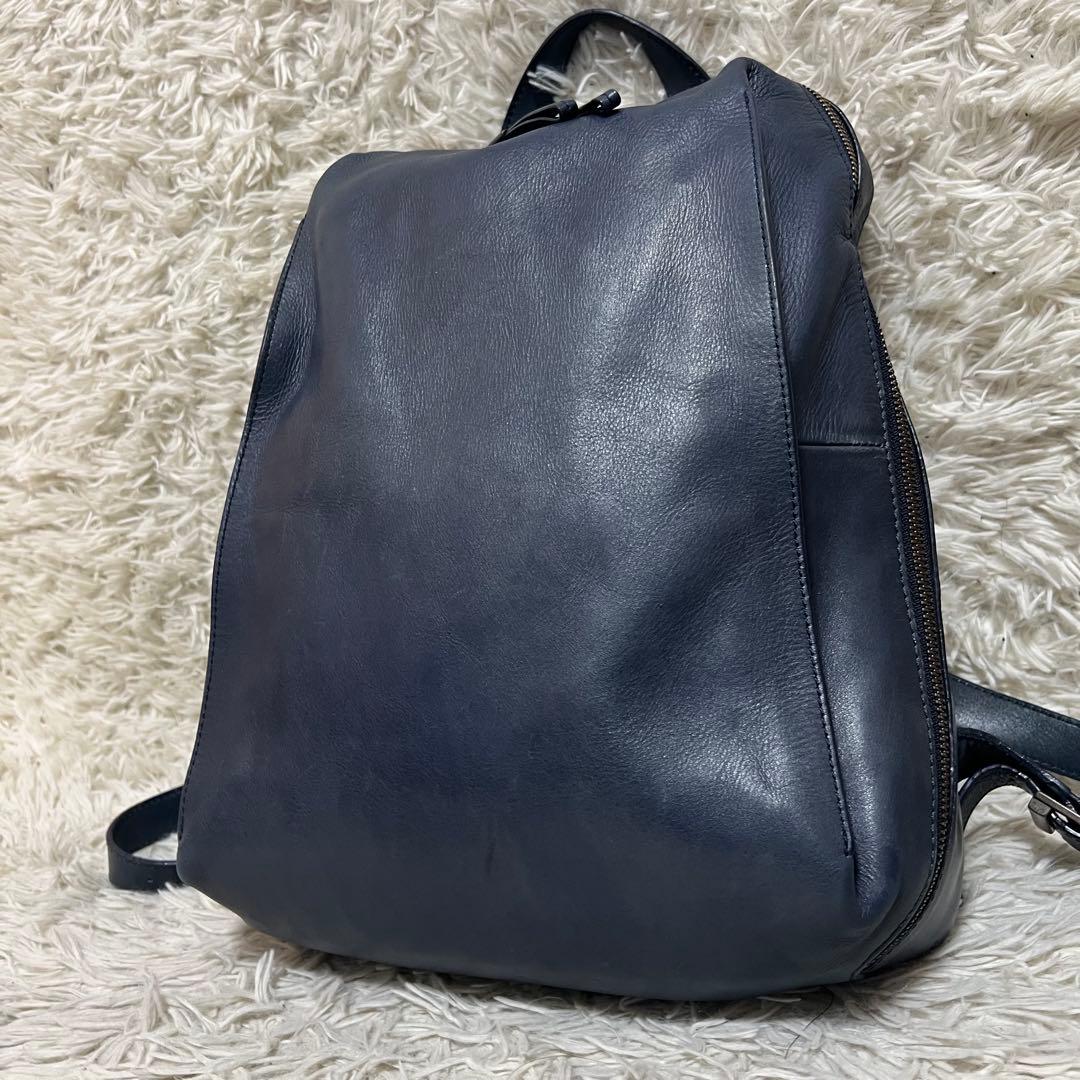 マザーハウス カゼマトウ リュック ネイビー 大容量