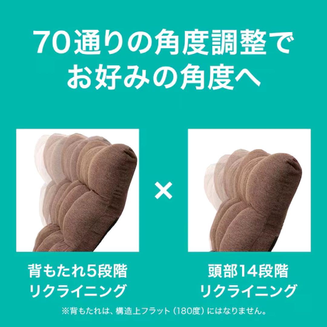 【送料込み】ニトリ　つながるハイバックポケットコイル座椅子(グレー)