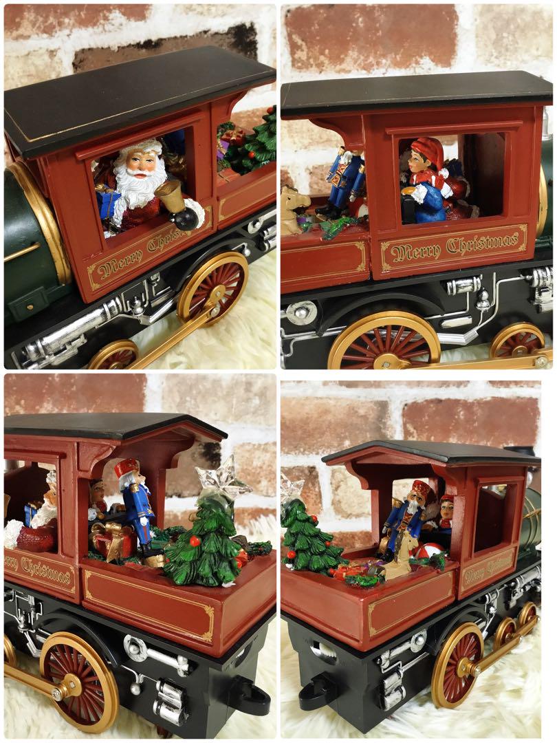函館クリスマスファクトリーLEDライトオルゴールトレインクリスマス 