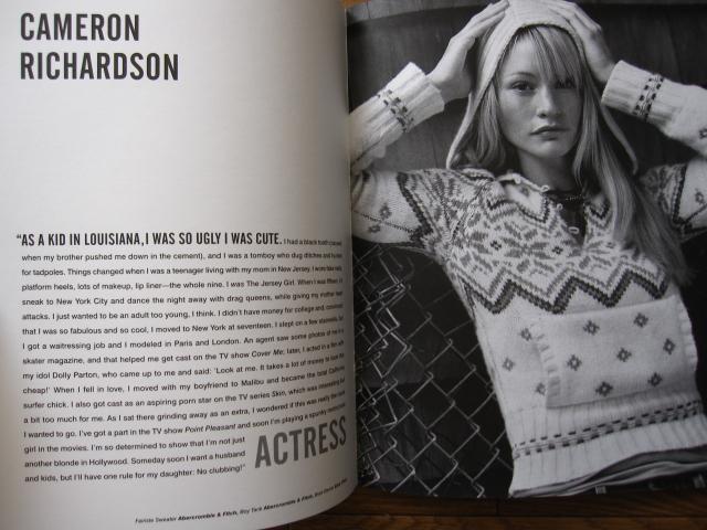 A&F MAGAZINE　Stars On The　Bruce Weber