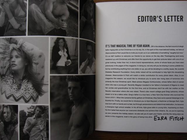 A&F MAGAZINE　Stars On The　Bruce Weber