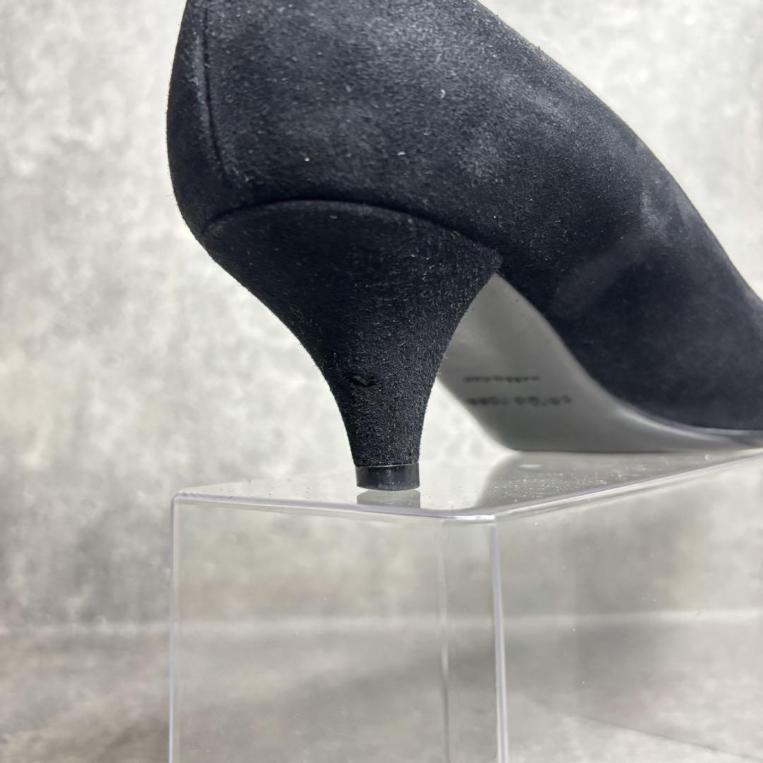 Sergio Rossi パンプス スエード ポインテッドトゥ 24cm