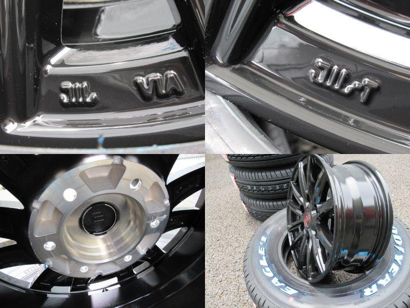再入荷新品 200系ハイエース用 黒系ホイールSEIN SS rRDPk-m99030126136 ホワイトレターNASCAR HOT大人気