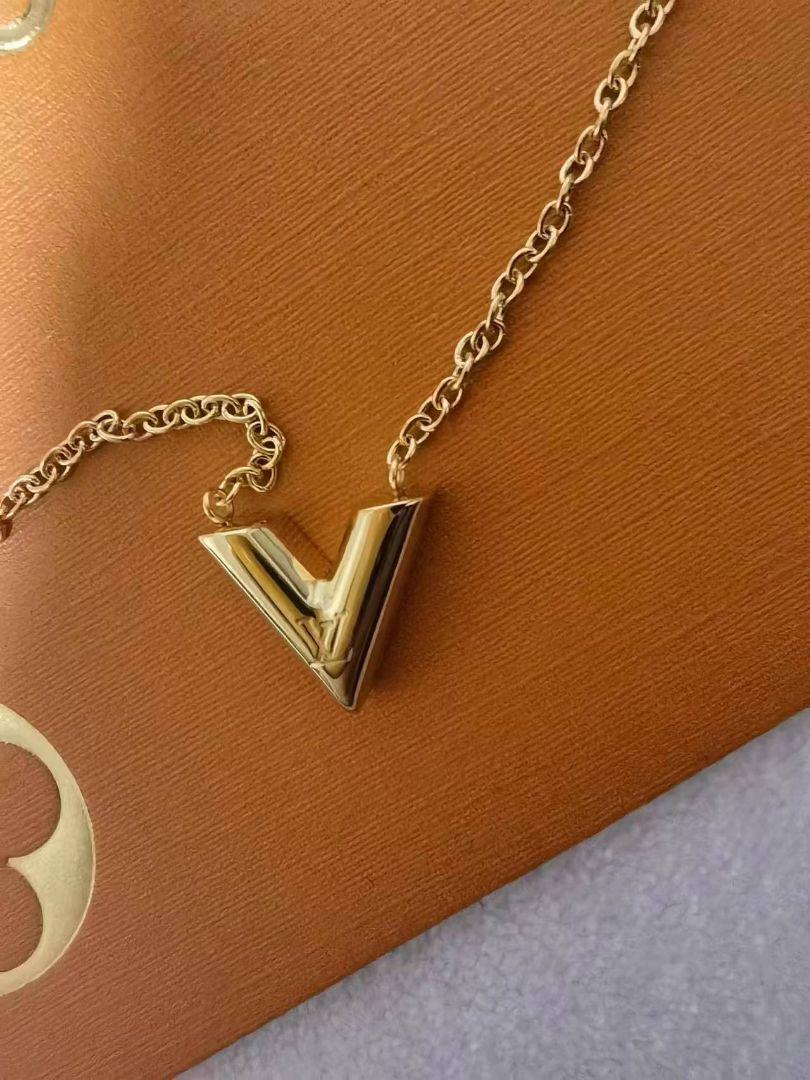 [SALE]ヴィトン Vuitton ネックレス・LV ワイヤー キラキラ✨2023年超人気LOUIS VUITTONネックレスお洒落ルイ
