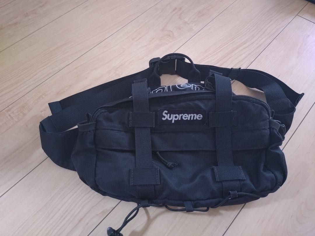 Supreme Waist Bag Black 黒　ボディバッグ