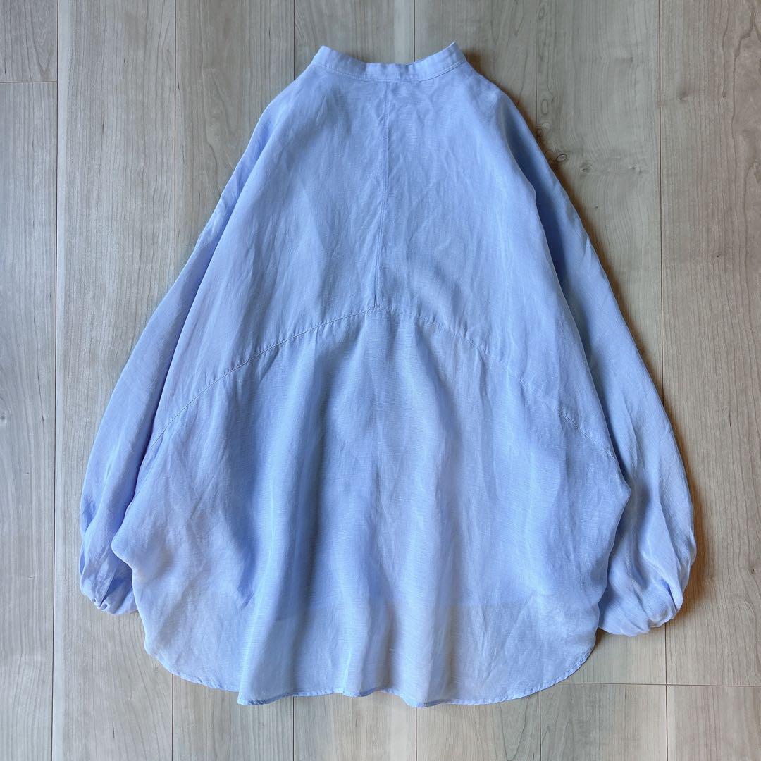23ss＊FRAMeWORK シアーリネンポンチョブラウス2