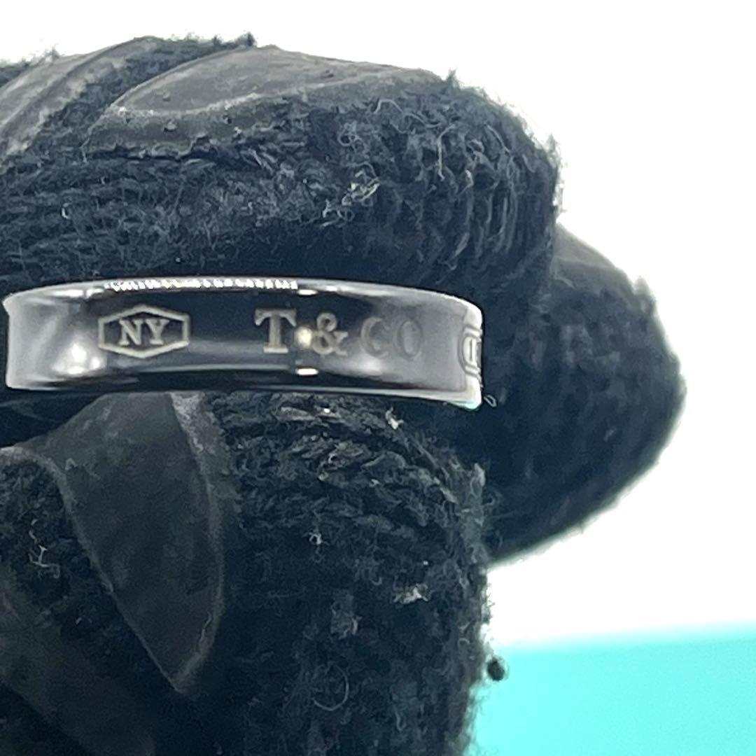 美品✨ TIFFANY ブラックチタン ナローリング 指輪 6.5号 美品✨ TIFFANY ブラックチタン ナローリング 指輪 6.5号