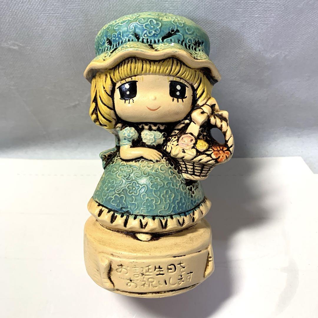 昭和レトロファンシー レトロポップ 貯金箱ARI 阿里 少女 置物インテリア