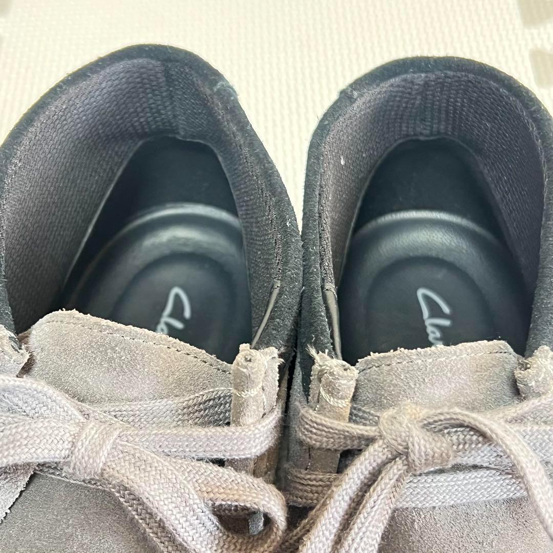極美品✨Clarks クラークス ワラビー トーヒルハイ グレー 26.5㎝