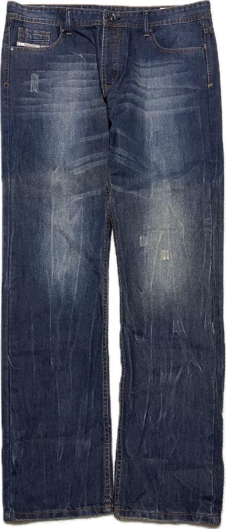 DIESEL　ディーゼル　Y2K ダメージデニム　グランジ　紺　最新バレンシアガ