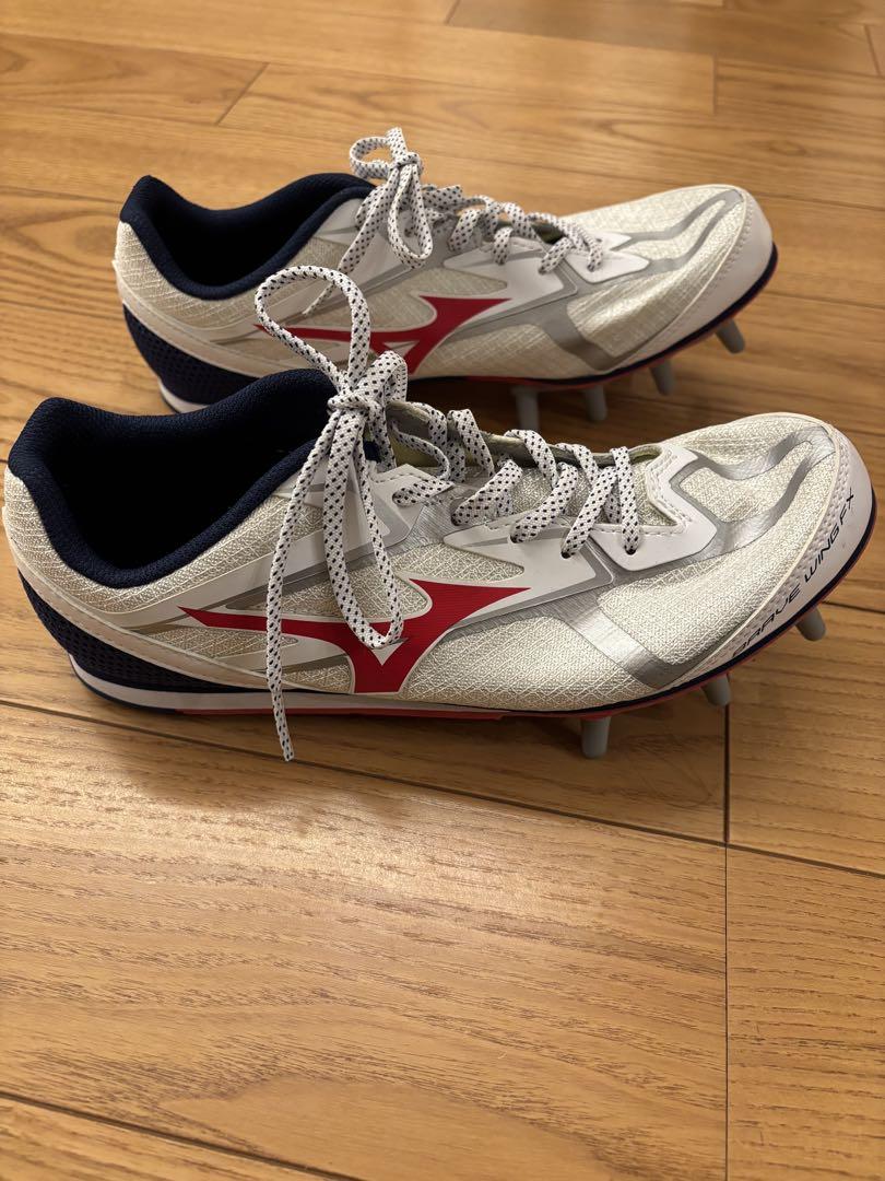 Mizuno スパイクシューズ ホワイト/レッド