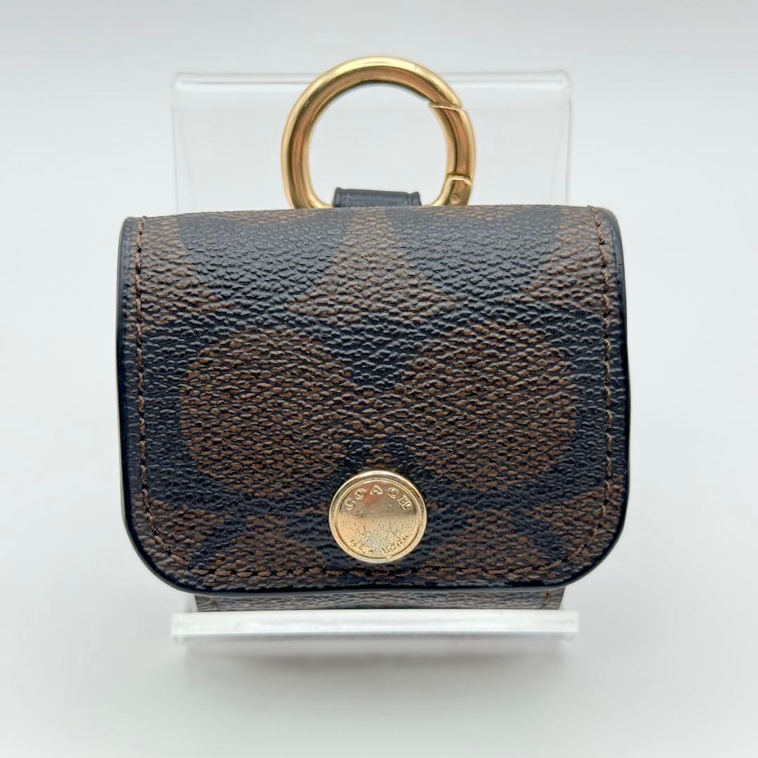 正規品】 COACH AirPods Pro ケース シグネチャーキャンバス - メルカリ