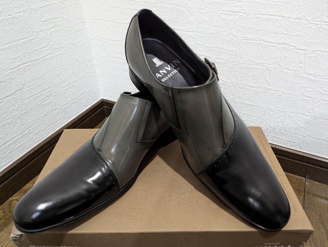 【超美品】LANVIN COLLECTION ランバンレザーシューズ24.5cm