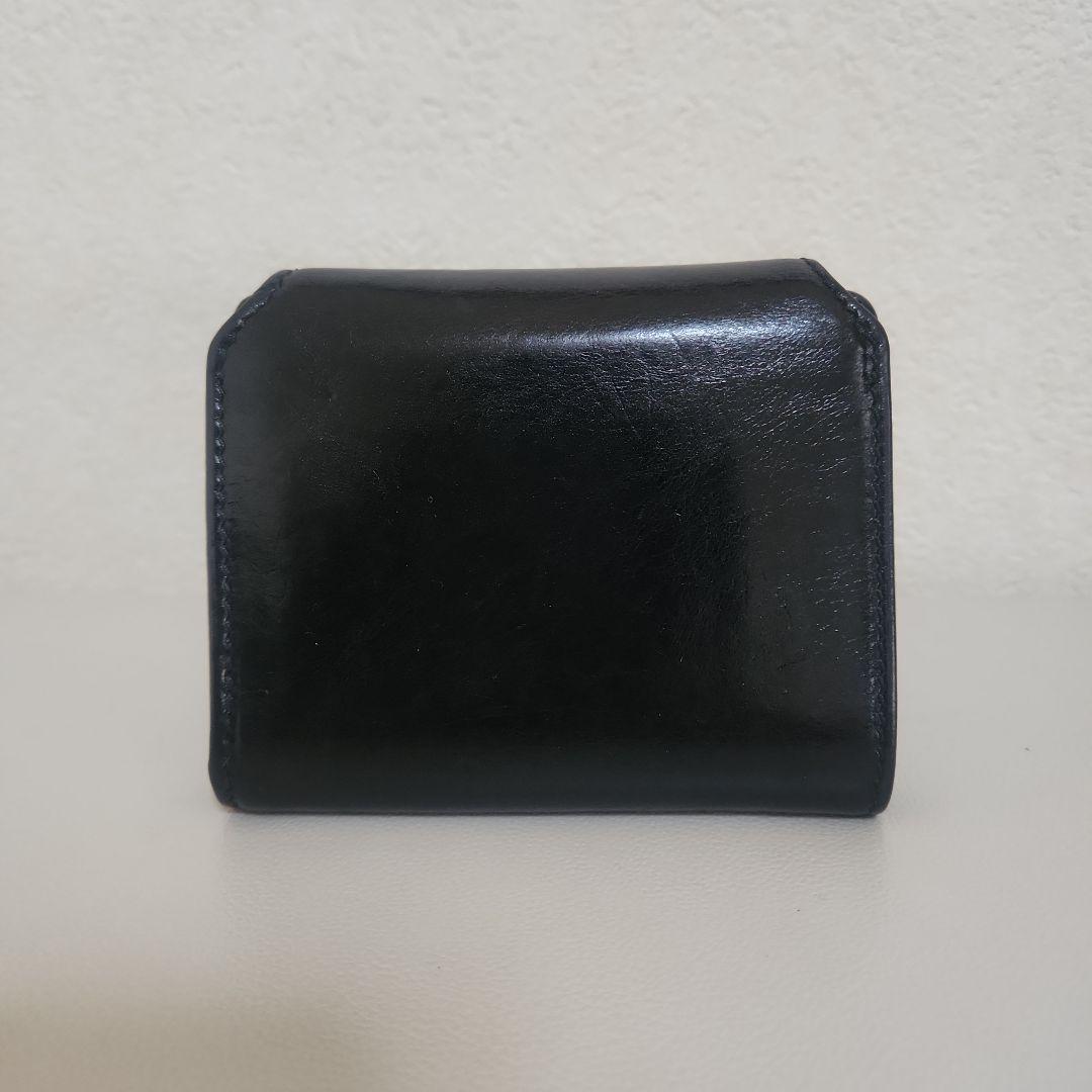 HIROFU/ ヒロフ レザー ウォレット 二つ折り 財布 ブラック☆ 良品
