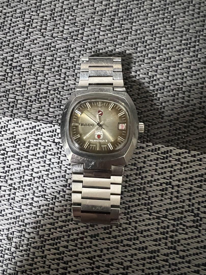 RADO musketeer3 自動巻き時計 ラドー　最終価格 Yahoo!オークション -「musketeer 3」(ラドー) (ら行)の落札相場