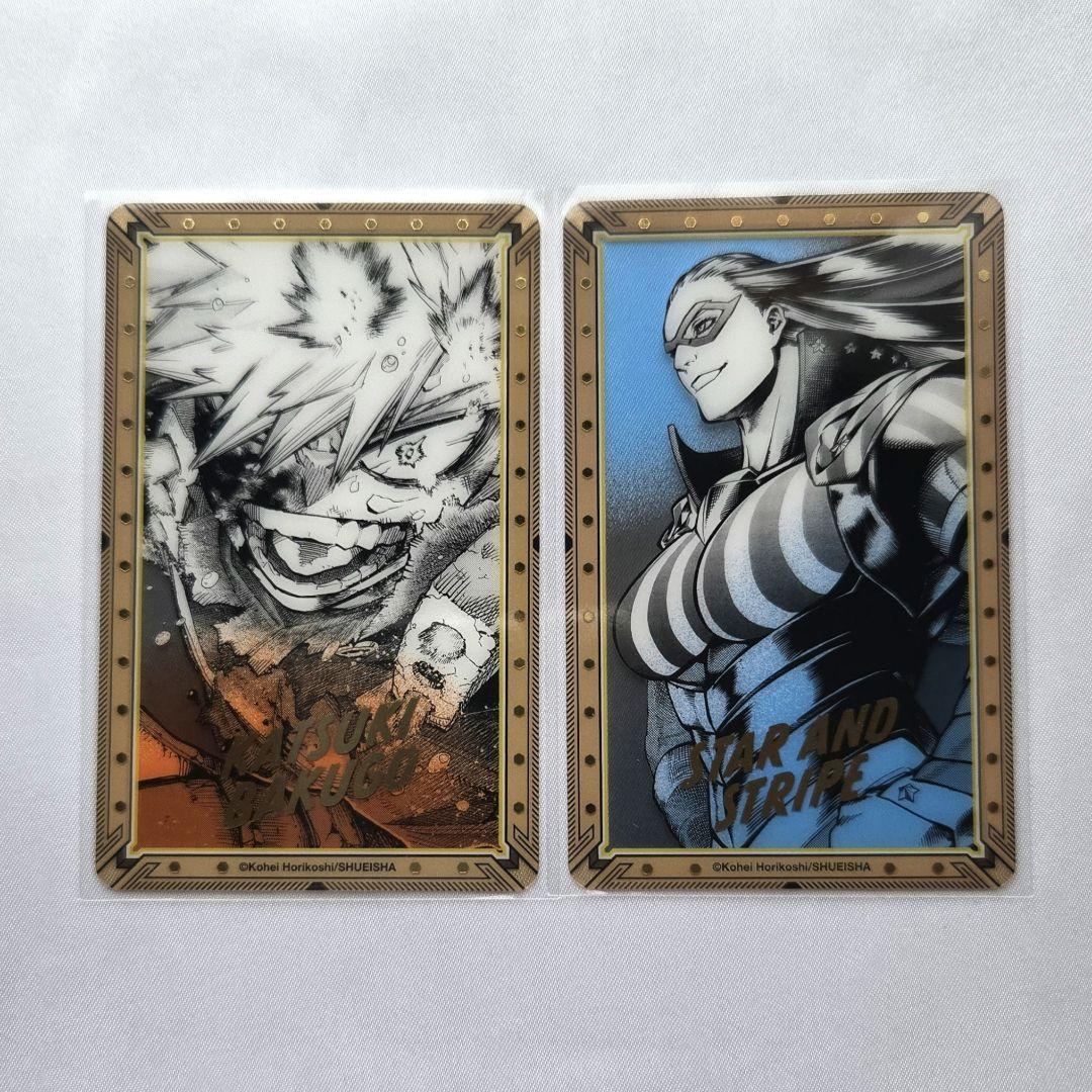 僕のヒーローアカデミア 原画展 ヒロアカ展 箔押しクリアカード
