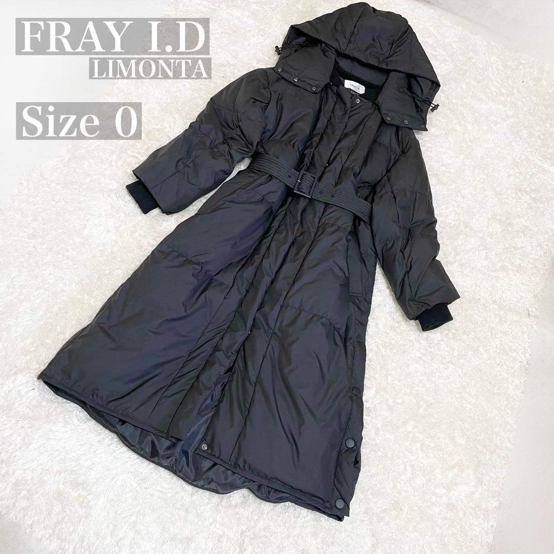 極美品✨️ FRAY I.D ダウンコート LIMONTA ベルト付き ブラック