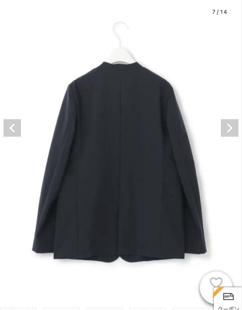 【新品・タグ付き】iCB 4WAYストレッチタフタ　ノーカラージャケット