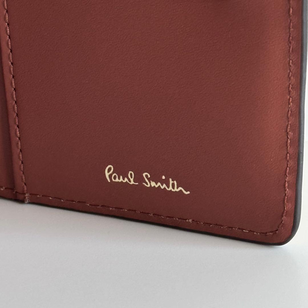 Paul Smith ポールスミス 二つ折り財布 がま口財布 デイジーレザー