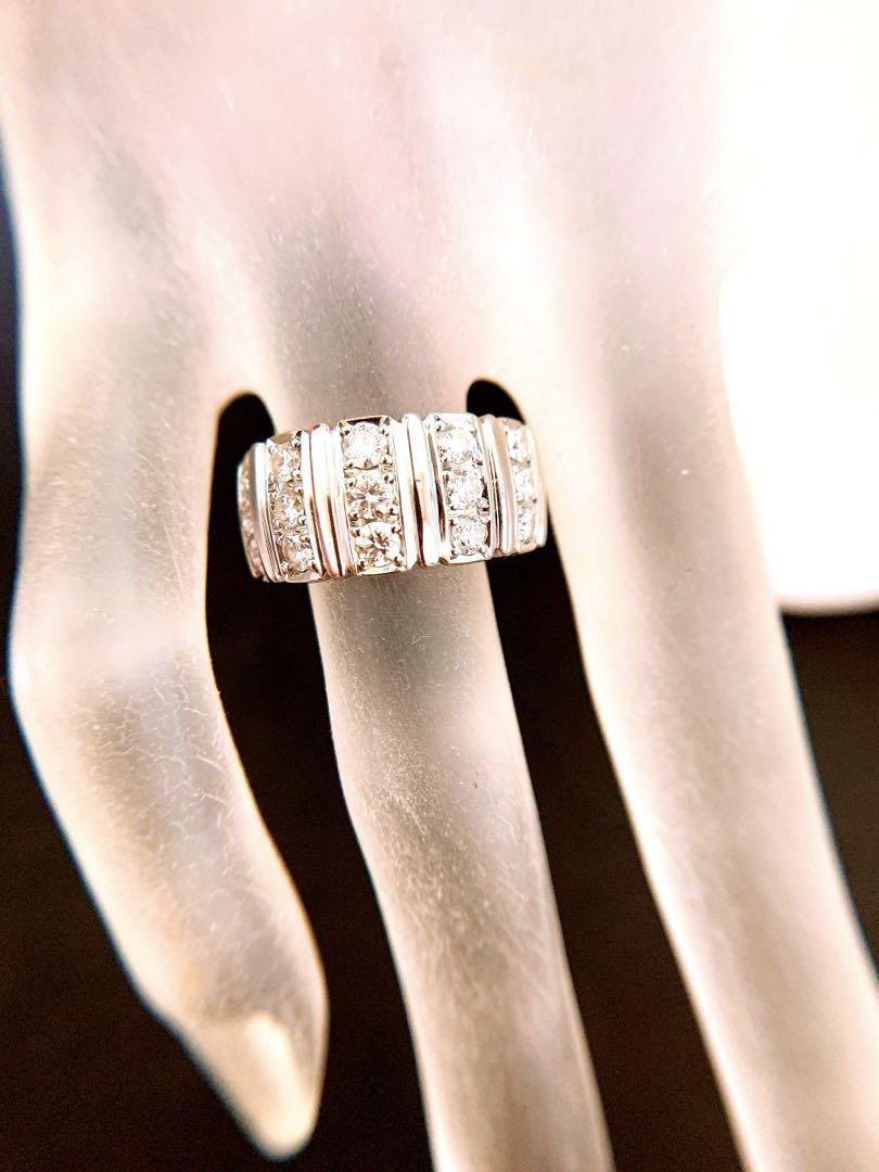15号❗️Ambrose✨D1.03CT✨プラチナダイヤモンドリング　幅広
