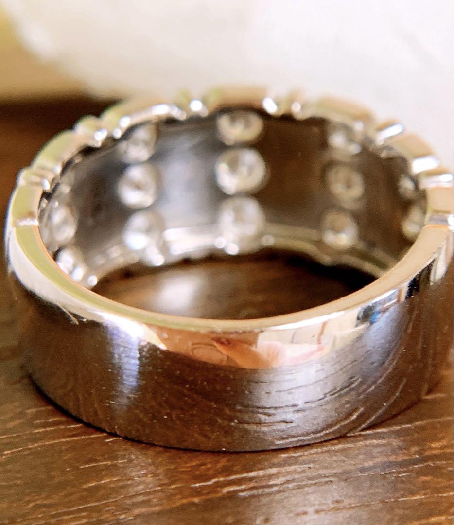 15号❗️Ambrose✨D1.03CT✨プラチナダイヤモンドリング　幅広