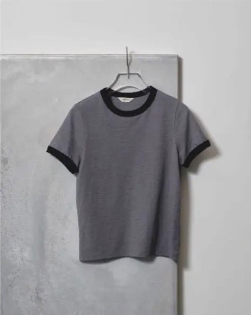 TODAYFUL Compact Ringer Tee グレー