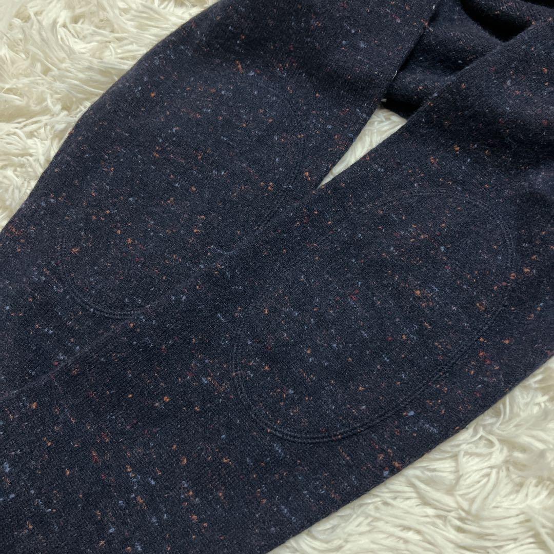 【美品】イザイア　カシミヤ100%　ニットパーカー　カーディガン　フード　M