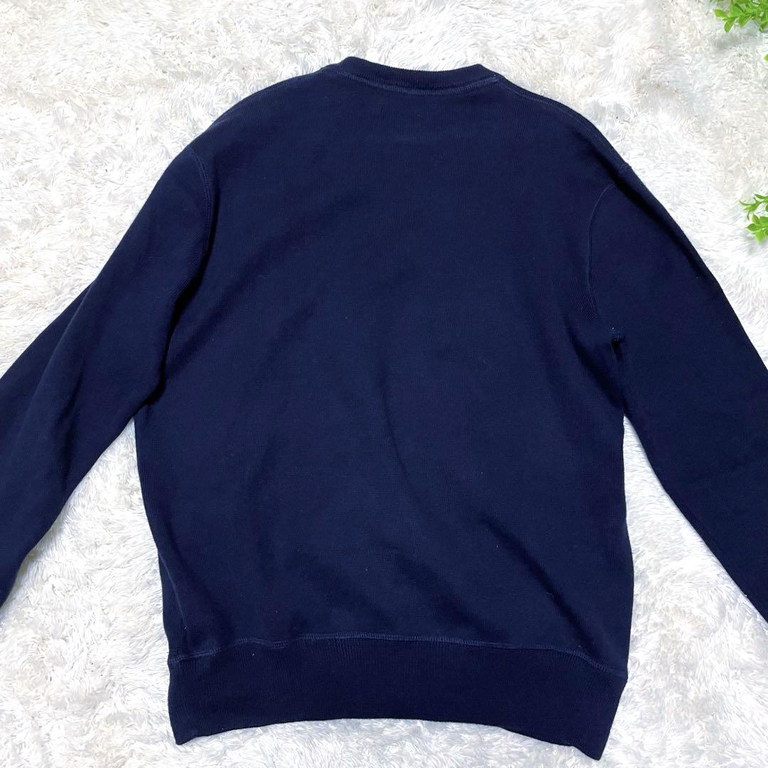 超美品　ポロラルフローレン 【M】 リブ生地　スウェット　トレーナー　ホースロゴ