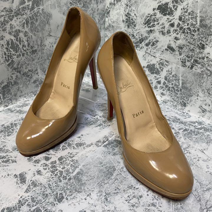 爆買い100%新品 送料無料 Christian Louboutinクリスチャンルブタンベージュ 4WmDX-m99049932168 お得格安