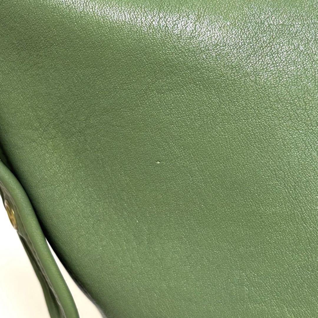 希少色 オールドコーチ OLD COACH ショルダーバッグ グリーン 9085