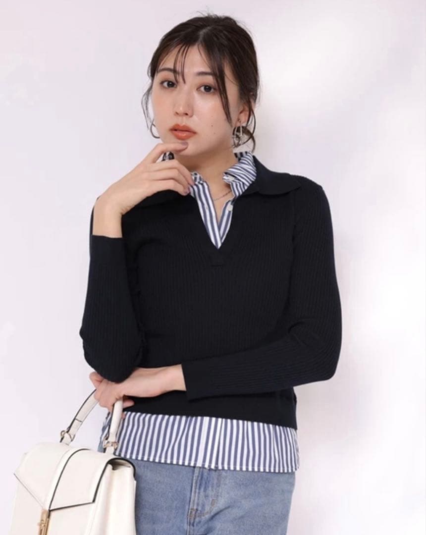 Mystrada シャツドッキングニットM Mystrada