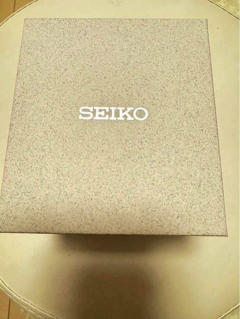 新品未使用✨SEIKOクロノグラフ時計 シルバー&ブラウン