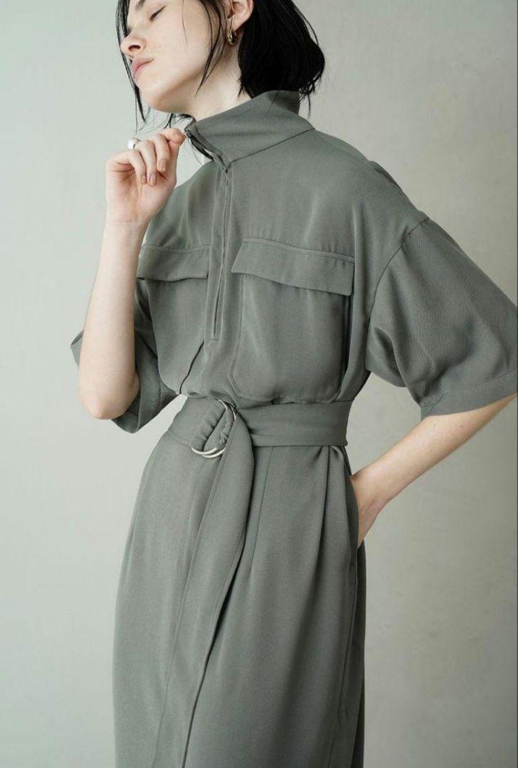 HALF ZIP MILITARY ONE PIECE　CLANE