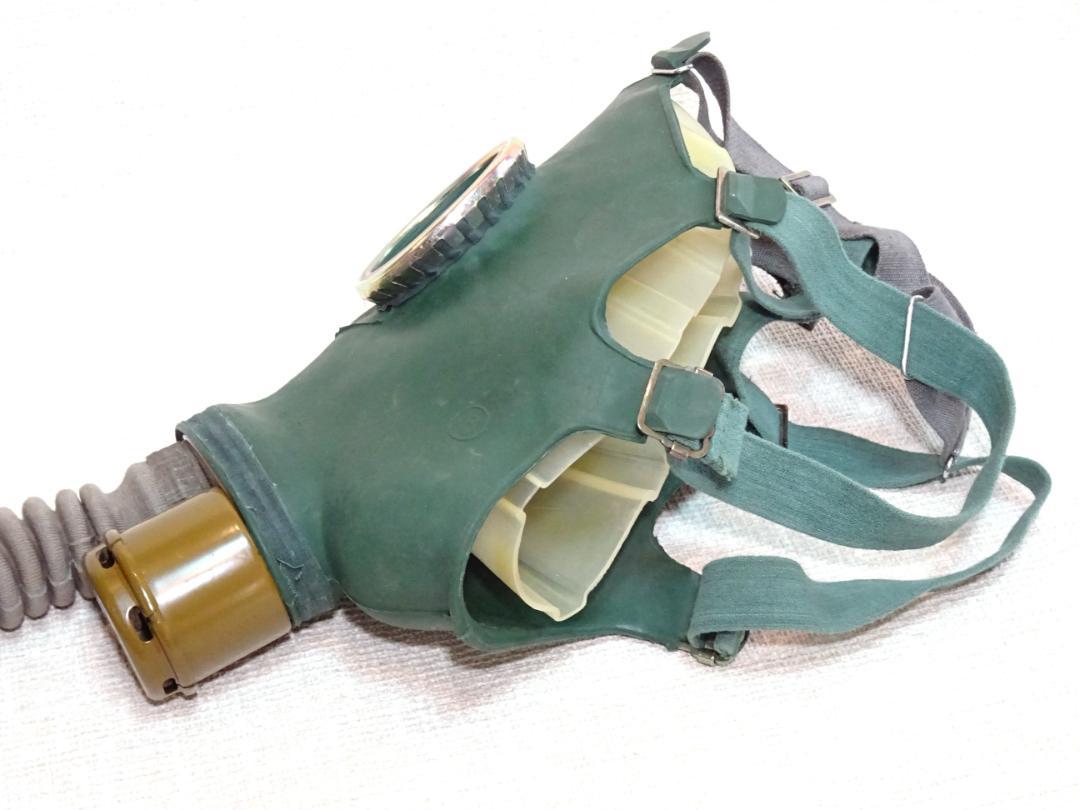 【現品限り一斉値下げ！】 希少・美品 ロシア軍 ソビエト GP4 ガスマスク グリーン【サイズ 個人装備