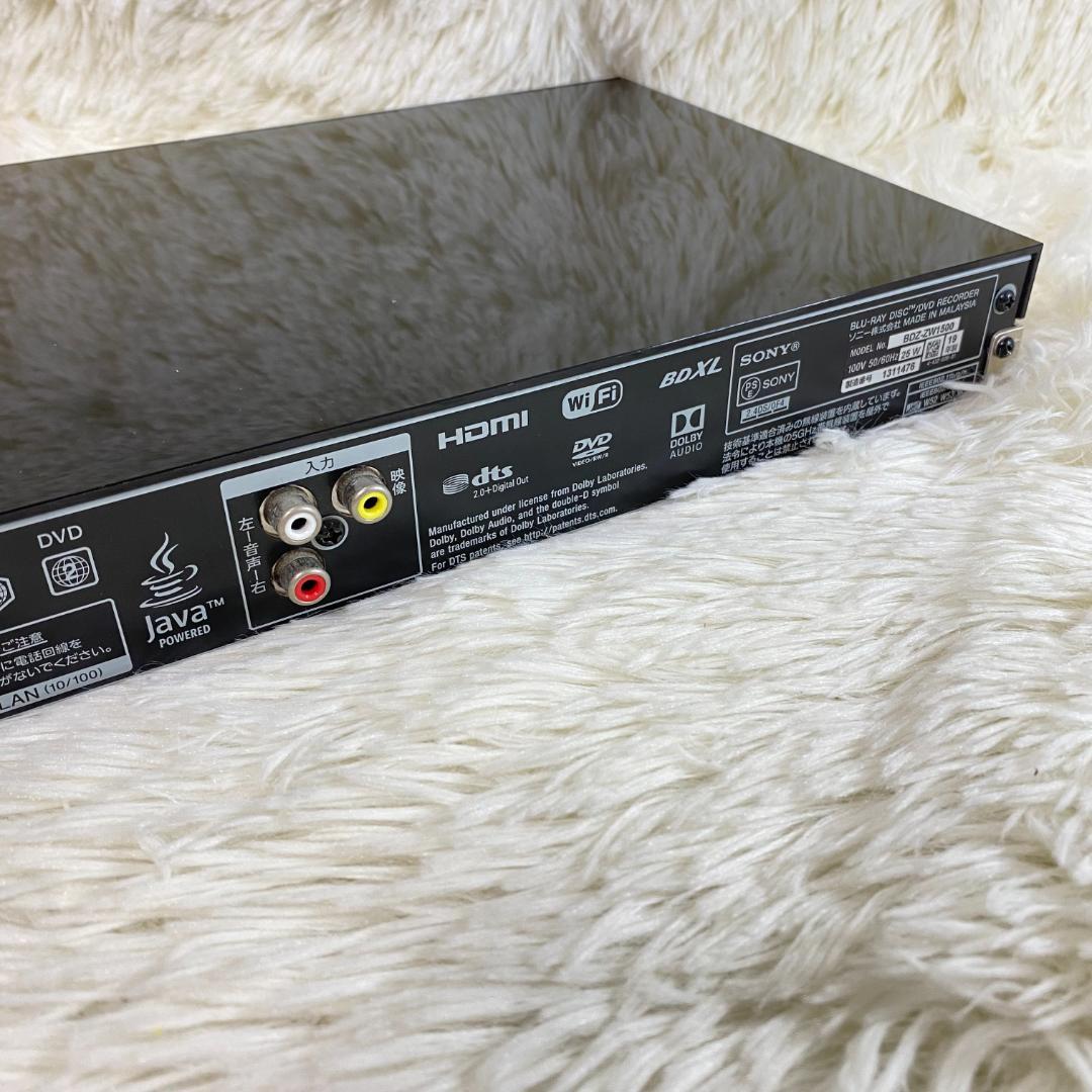 BDZ ZW1500 SONY ブルーレイレコーダー 2番組同時録画 1TB