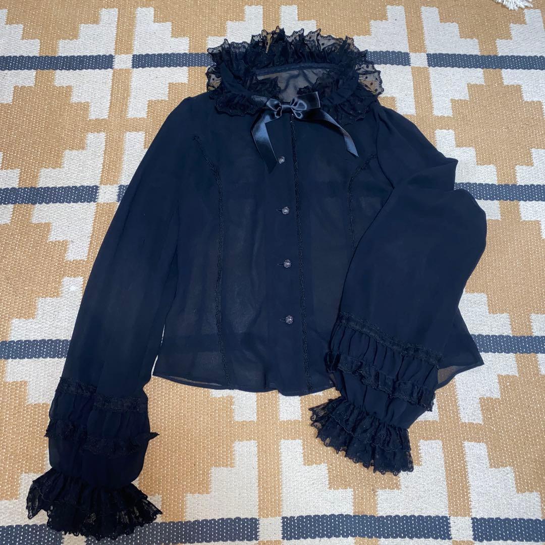 人気 商品 通販ファッション - 【最終価格】AngelicPretty黒 シフォン