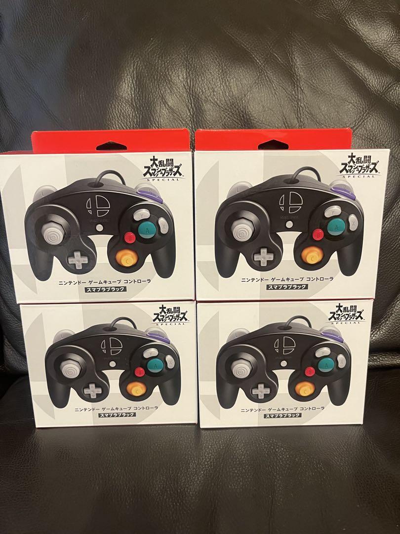 【新品】ニンテンドー ゲームキューブ コントローラ スマブラブラック　4個セット