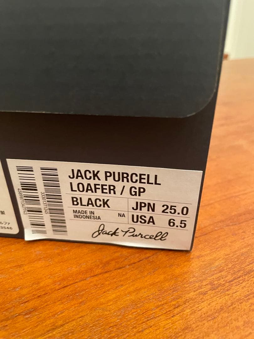 新品　グラフペーパー　コンバースコラボ　ジャックパーセルローファー　25.0