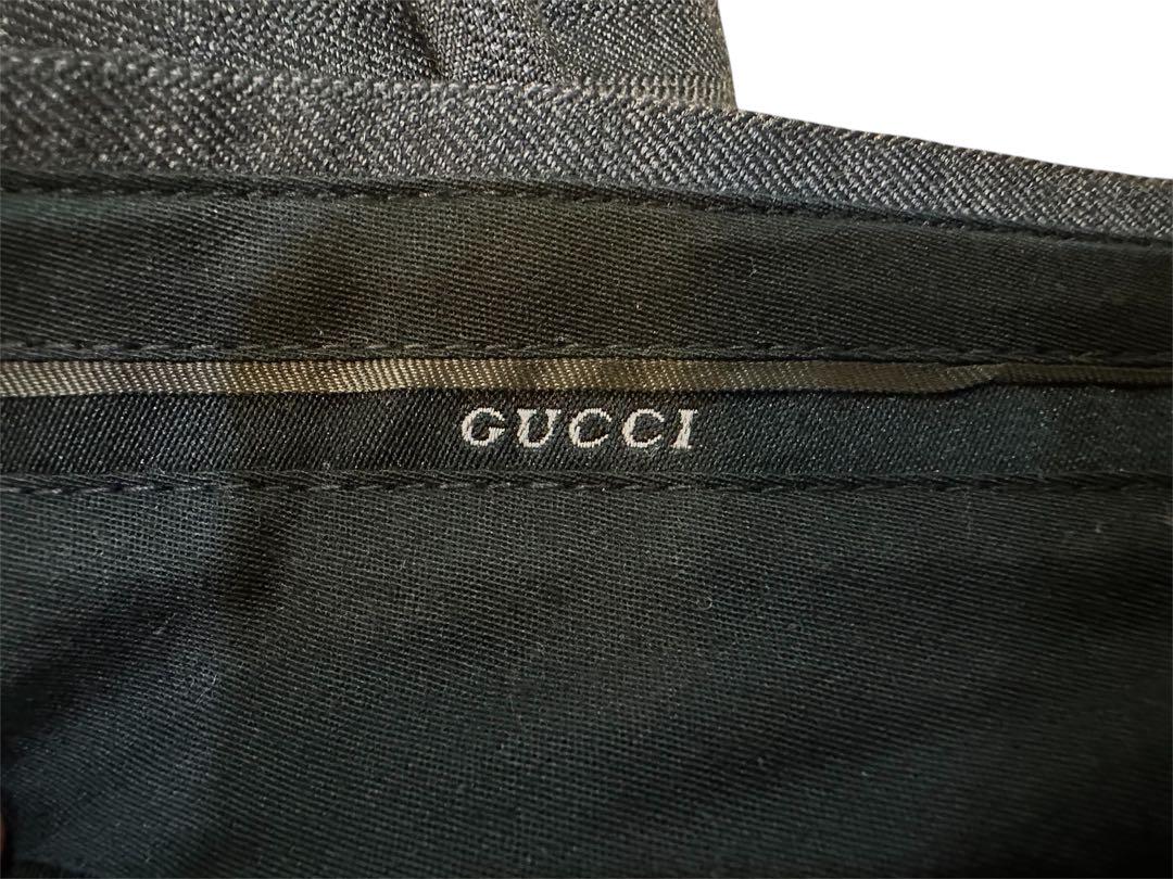 【正規品】GUCCI グッチ ビジネススーツ　グレー
