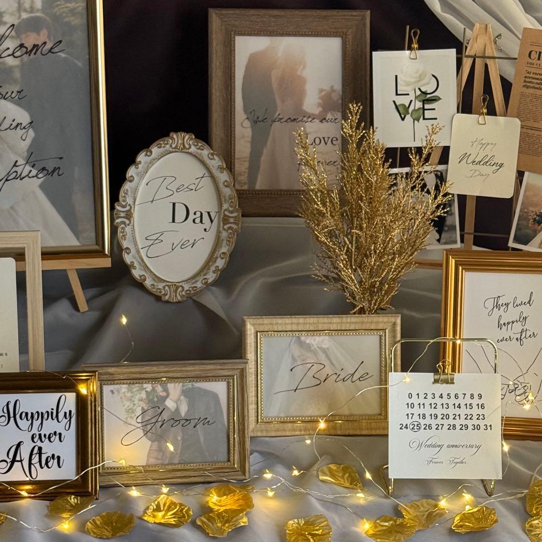 ウェルカムスペース✨セット売り 受付サイン トレペ ペーパーアイテム付き 結婚式