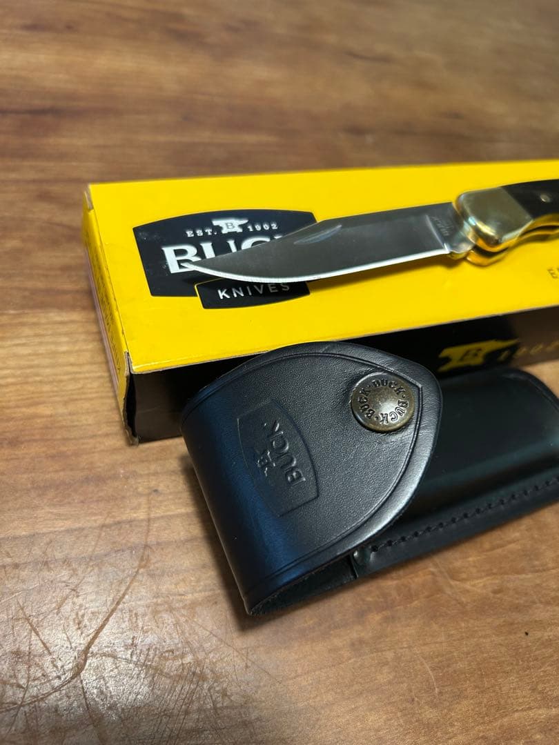 BUCK フォールディングハンター 110 レザーシース付属♥に近い HRDEVELOPMENT_JP