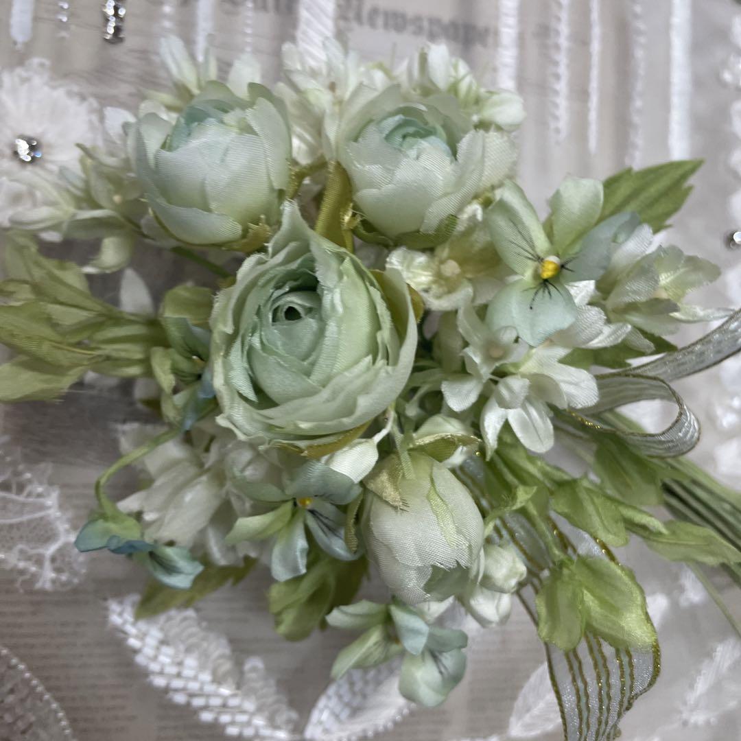No.1884 新作　ブルーの薔薇のブーケ