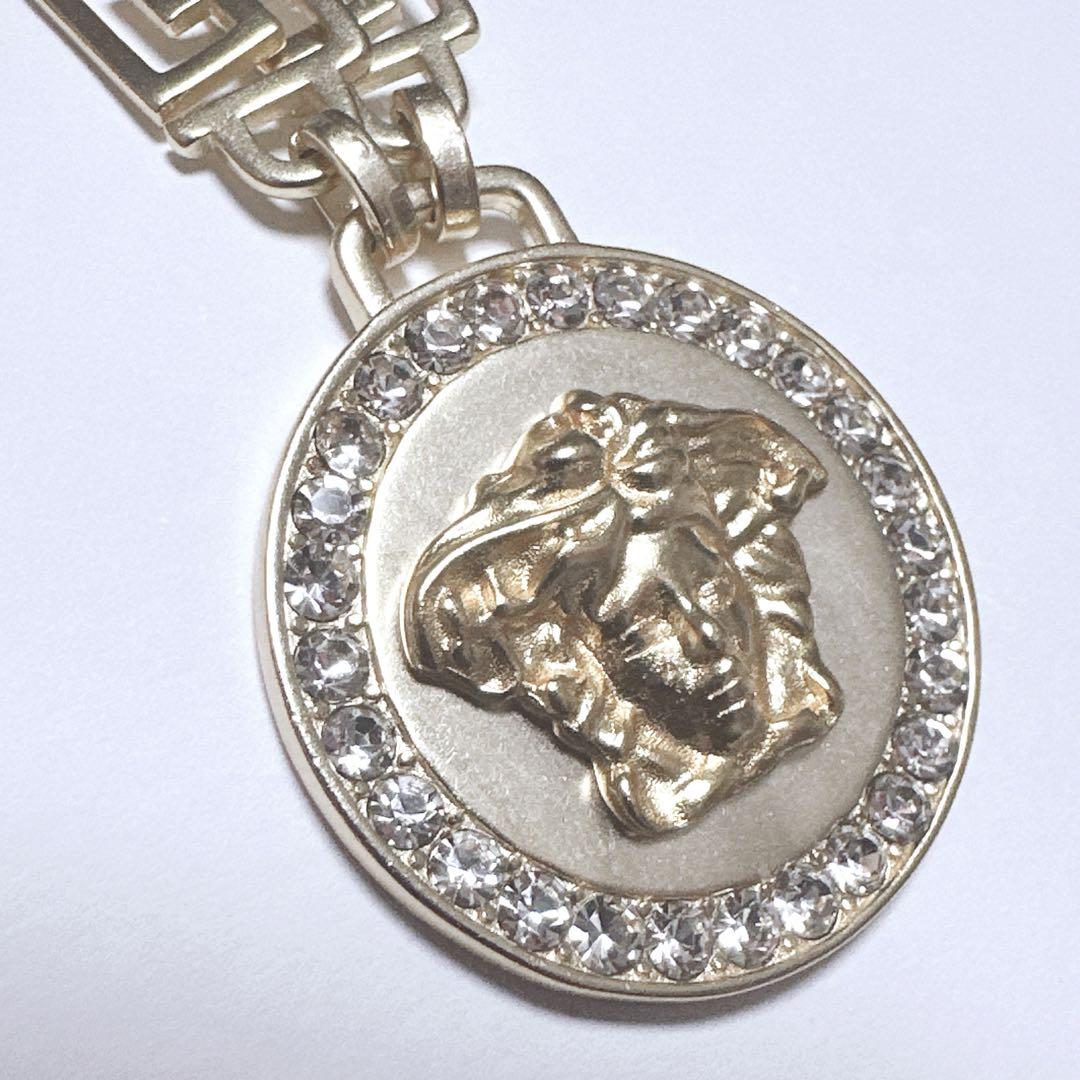 極美品　VERSACE　ヴェルサーチ　ネックレス　メデゥーサ　グレカ　ゴールド