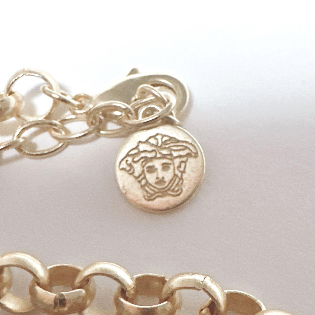 極美品　VERSACE　ヴェルサーチ　ネックレス　メデゥーサ　グレカ　ゴールド