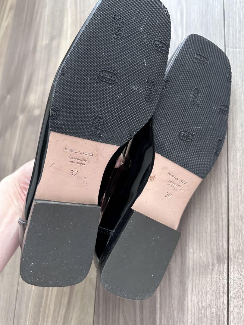 PELICO  ペリーコ　37 タッセル付きパテントローファー　黒　美品