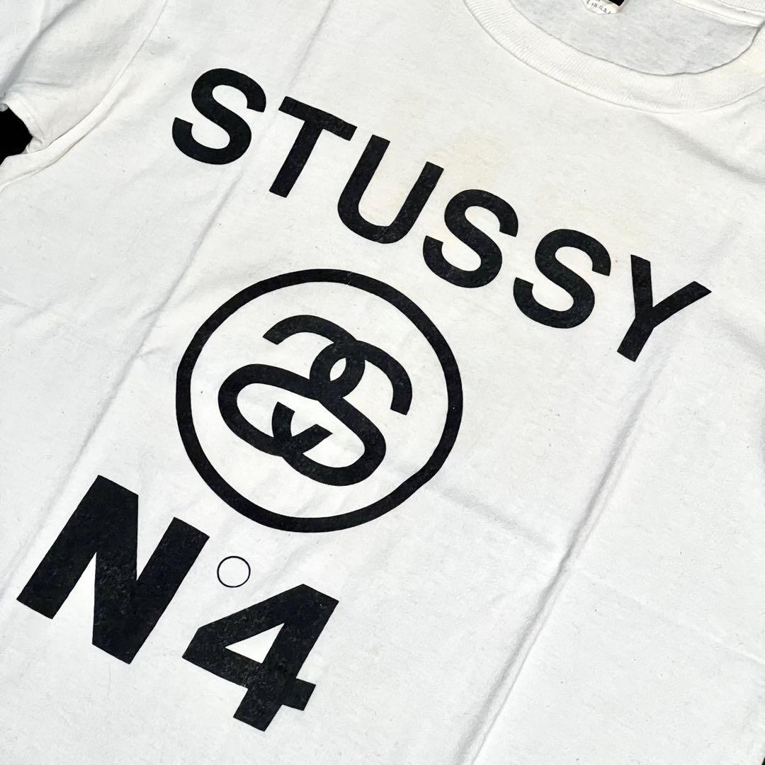 1989   【STUSSY #4 Tee】 ステューシー #4 Tシャツ