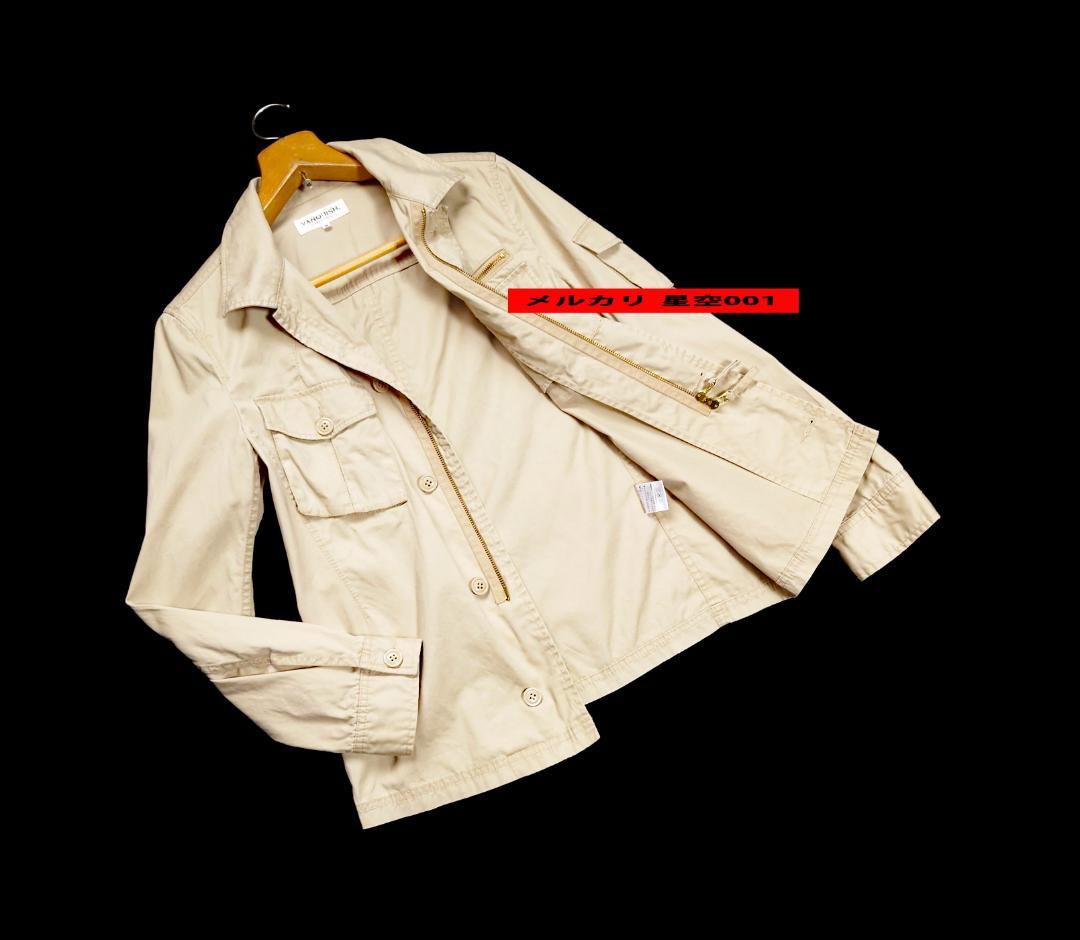 美品 VANQUISH ベージュ色 ミリタリー ジャケット ヴァンキッシュ S