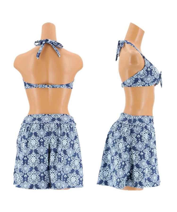 定価2万円超！新品⭐三愛水着楽園ビキニ4点セット9号Mロキシー