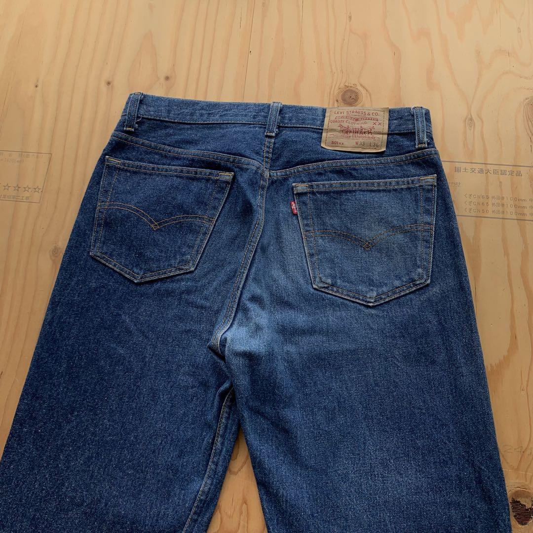 LEVI'S 501XX USA製　1991年製　ボタン裏520 W33