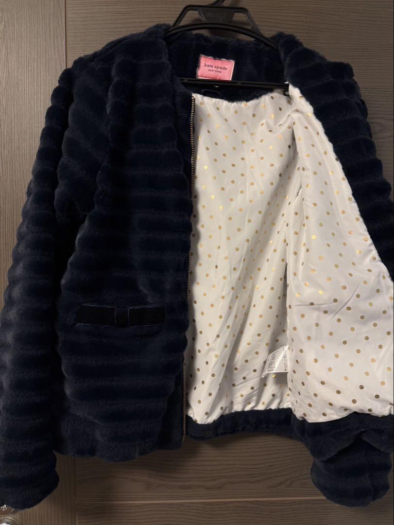 美品！ケイトスペード　ボアジャケット160cm